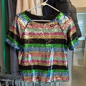 Sanctuary sequin top